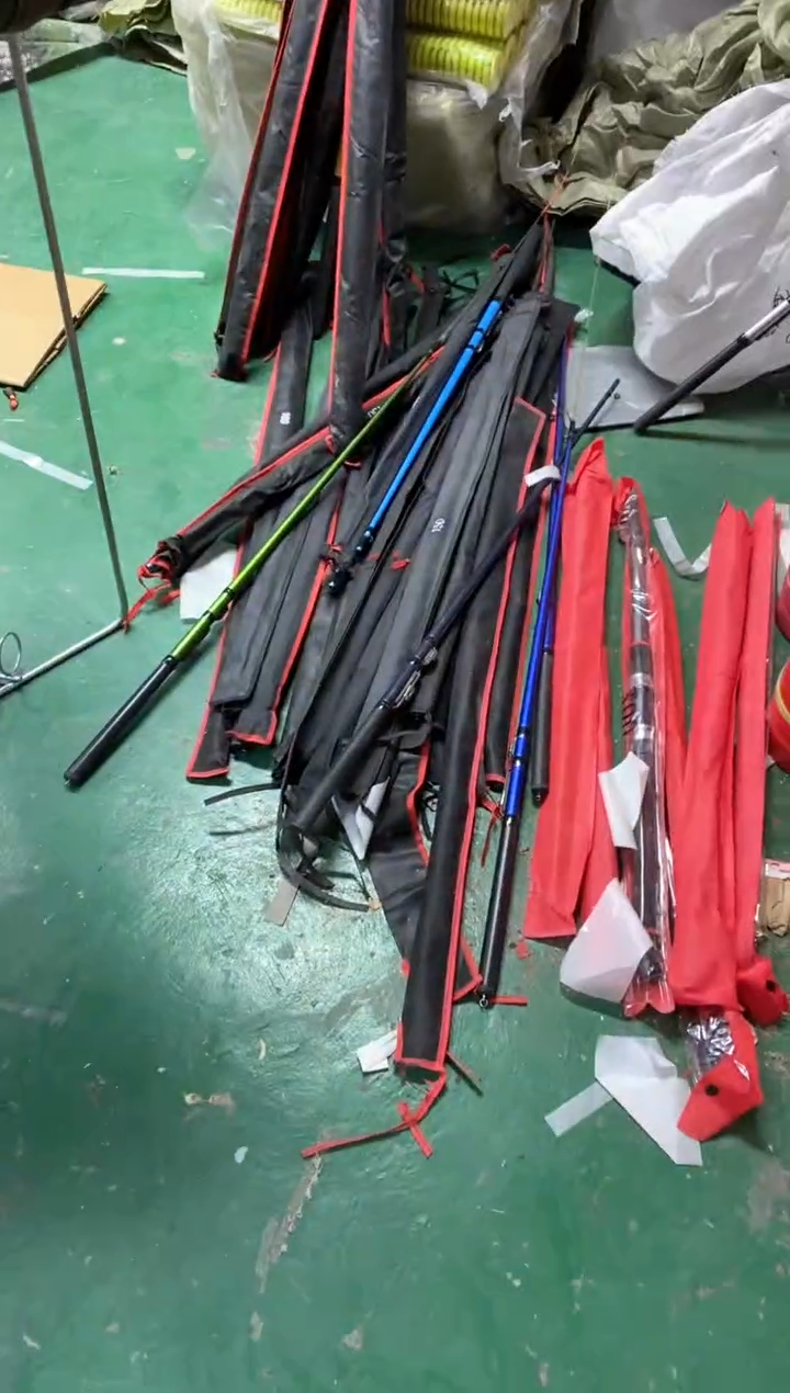 筏竿三根颜色尺寸随机发微瑕