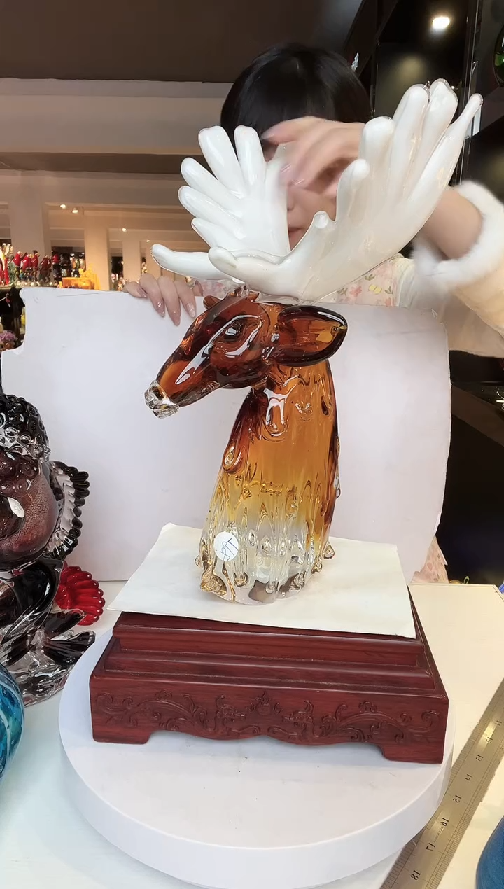 【闪购商品】茶盏琉璃摆件家居摆件