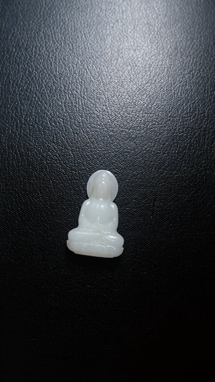 颈饰未镶嵌和田玉观音