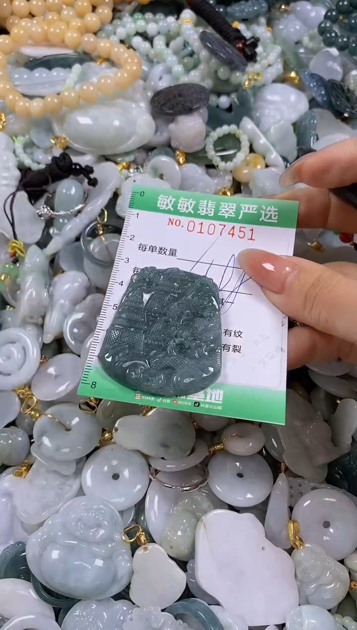 【闪购商品】翡翠颈饰未镶嵌闪购0107451多样性发其一