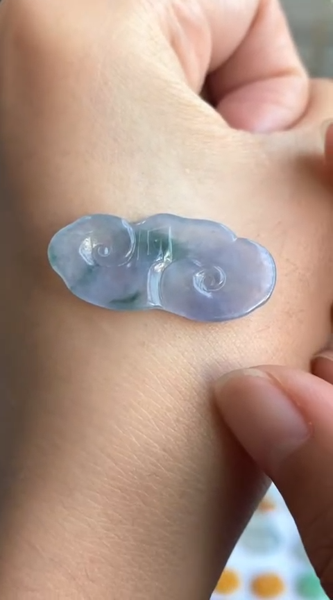 未镶嵌定制翡翠仿古如意~