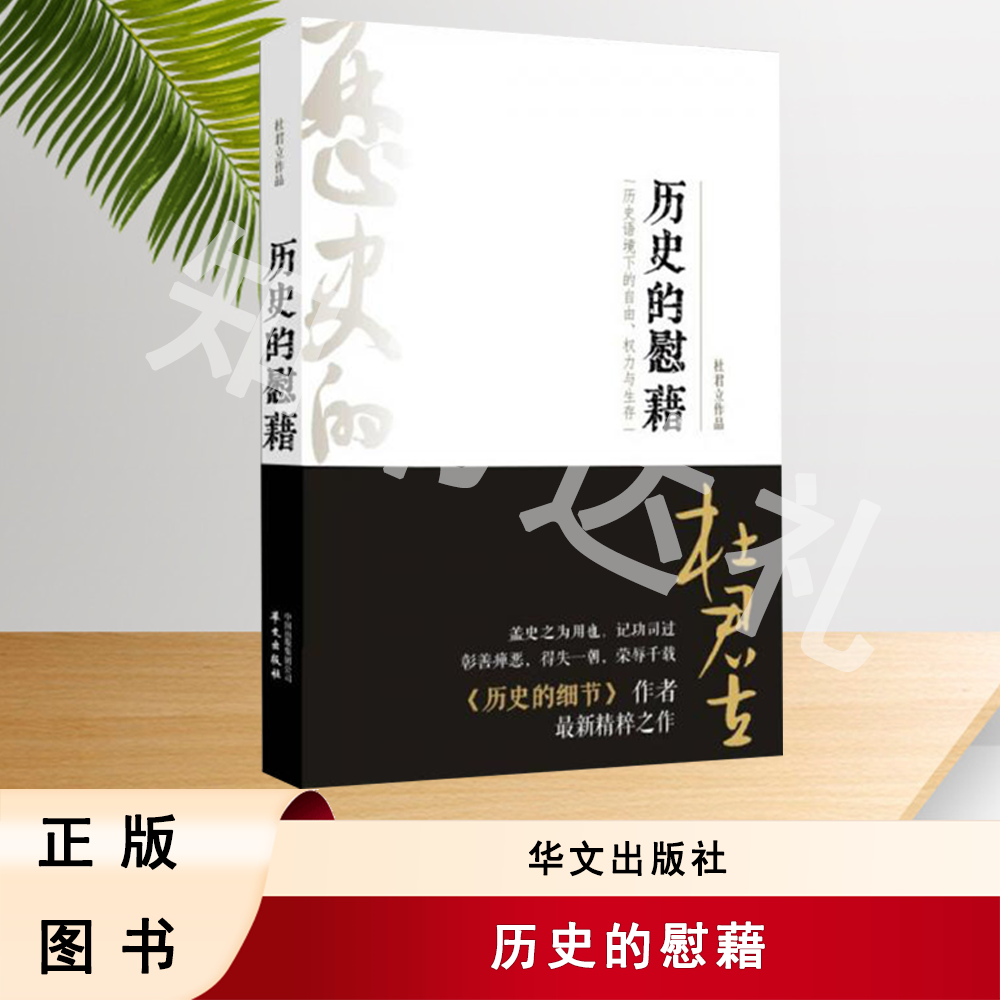 正版玖品 历史的慰藉 杜君立 著 华文出版社 9787507543353