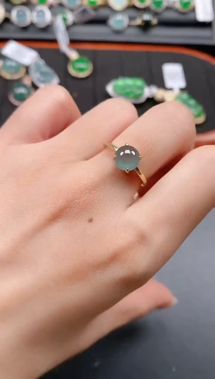 银S925镶嵌戒指翡翠1111