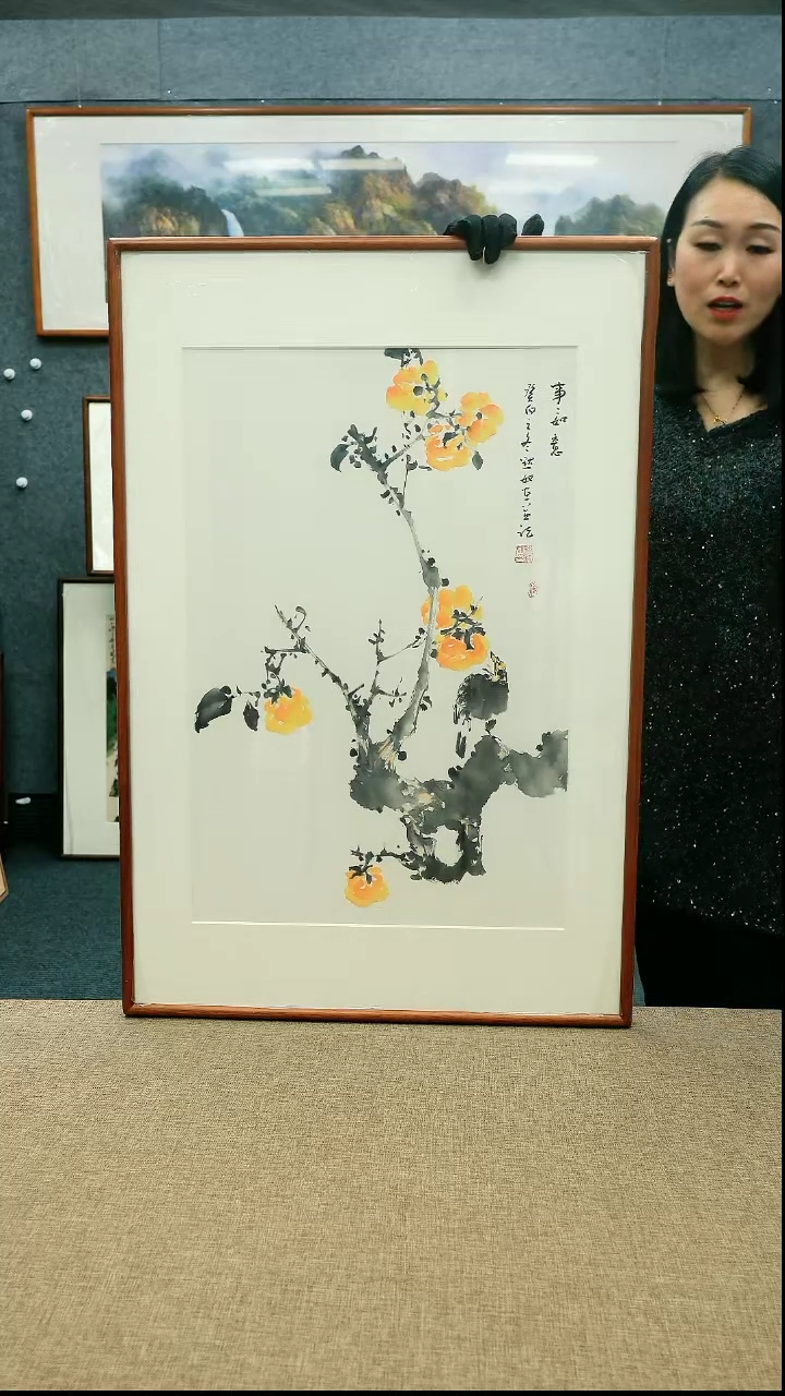 【闪购商品】国画64/陈默如92*62带框