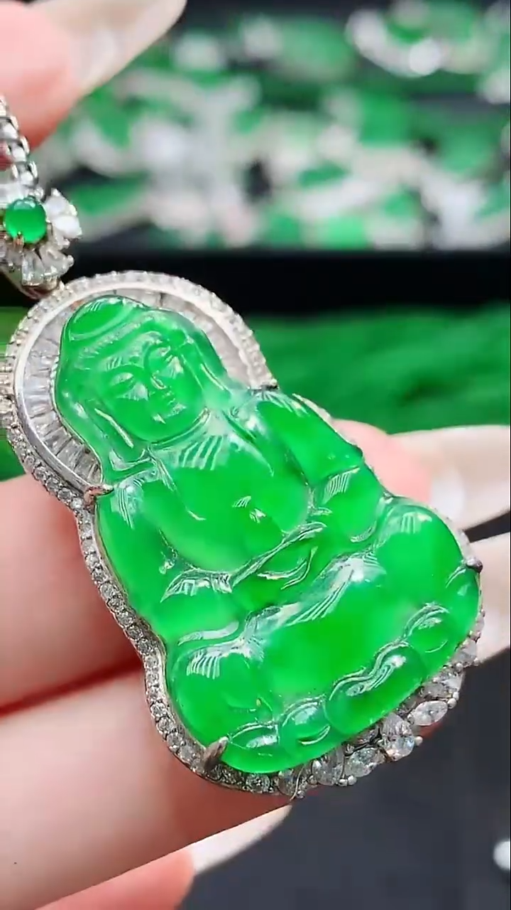 未镶嵌挂件翡翠天然翡翠