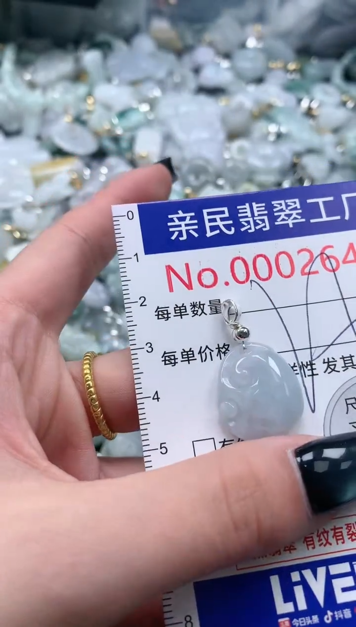 翡翠未镶嵌吊坠(不含链)2648