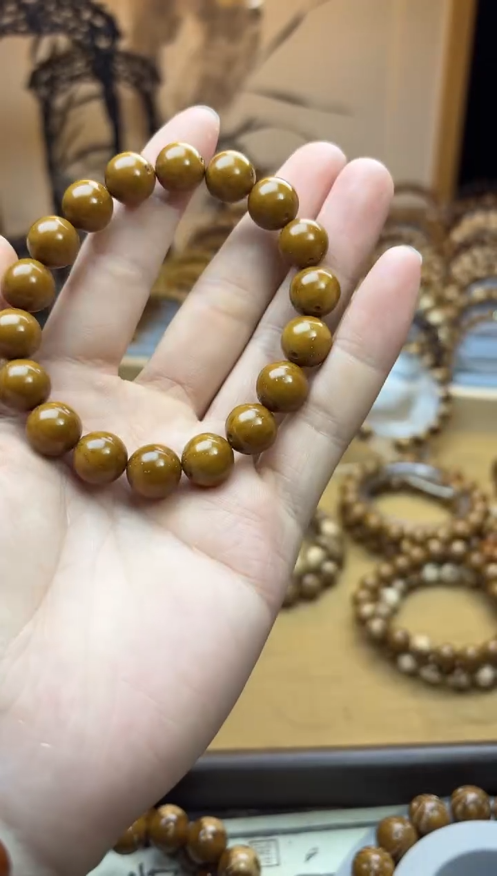 【闪购商品】紫金鼠手串12黄金甲光珠紫金鼠