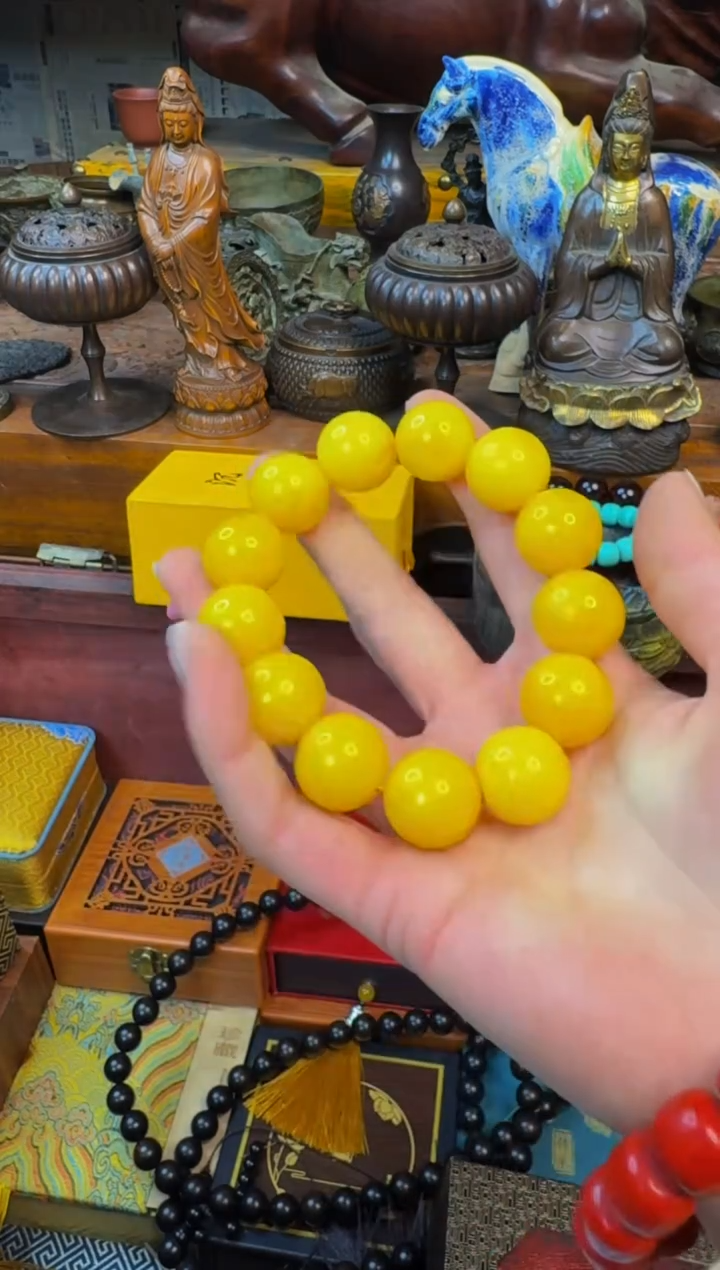 【闪购商品】蜜蜡手链未镶嵌表弟专属精品链接145