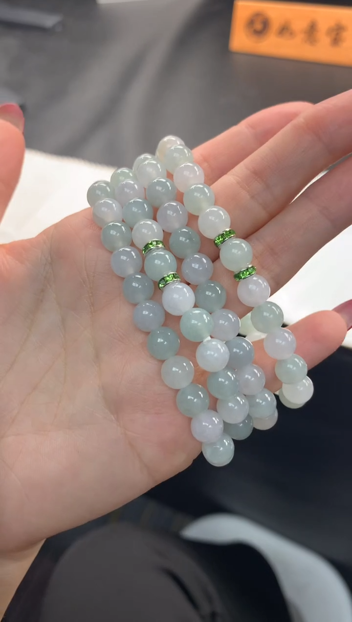 【闪购商品】翡翠手串未镶嵌FC369 翡翠手串 多样性发其一