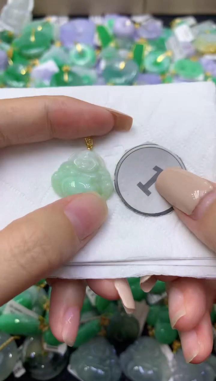 颈饰未镶嵌翡翠天然缅甸翡翠A货