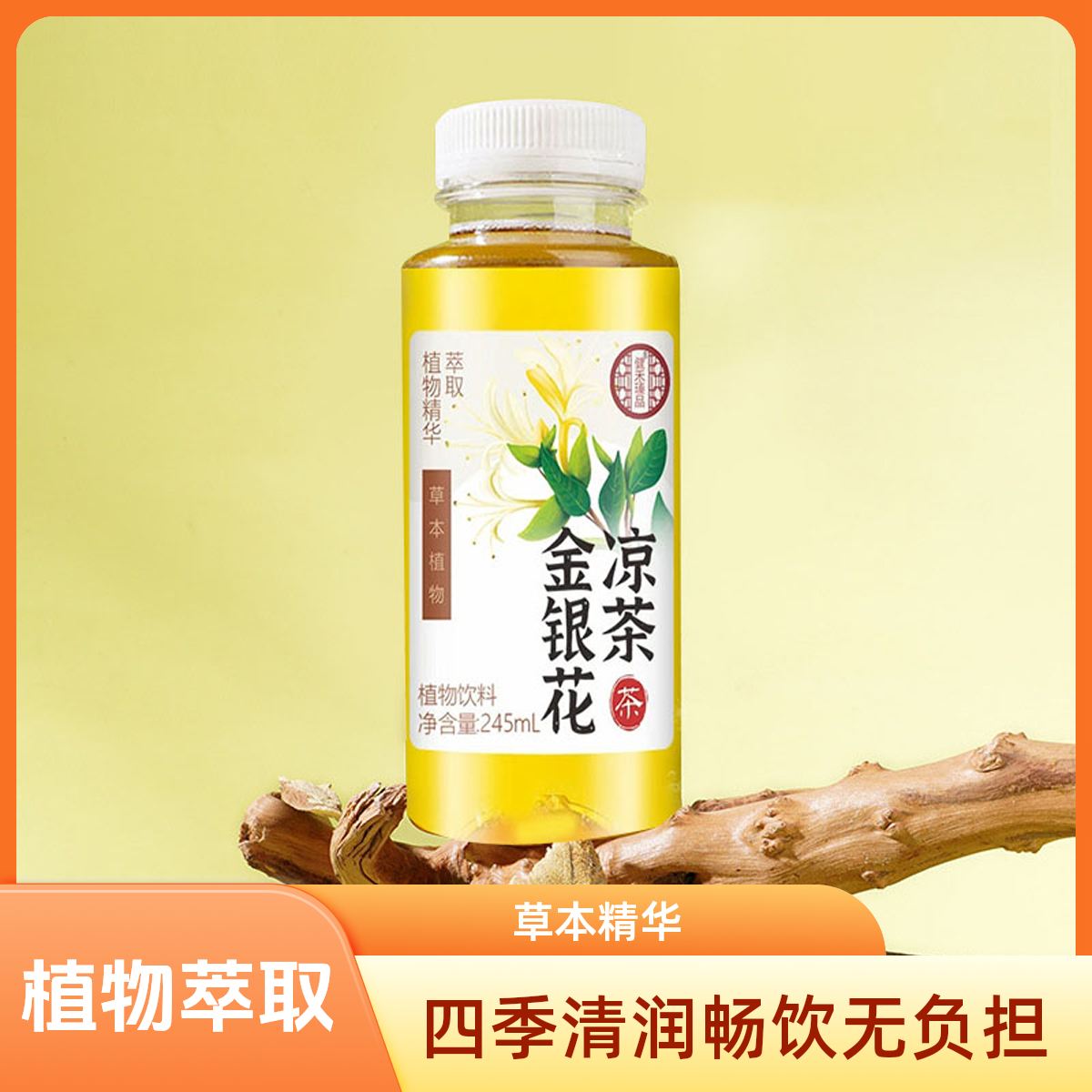 【好喝不上火】金银花凉茶饮料四季清润畅饮植物饮料夏日必备饮品