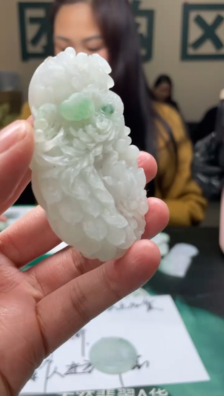 【闪购商品】定制翡翠未镶嵌毛货-不退不换