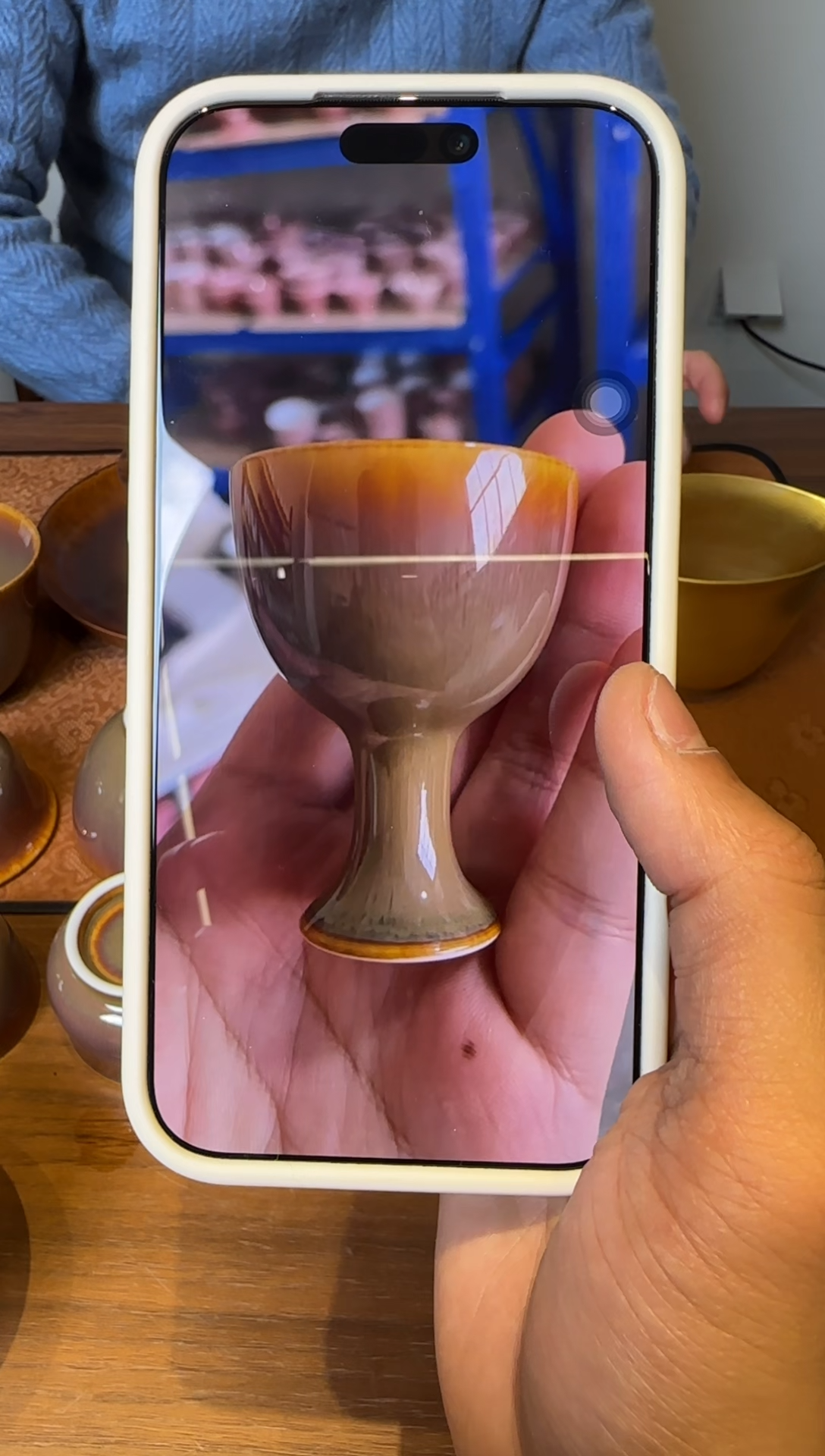 胡**叔荣器 紫毫 小酒杯