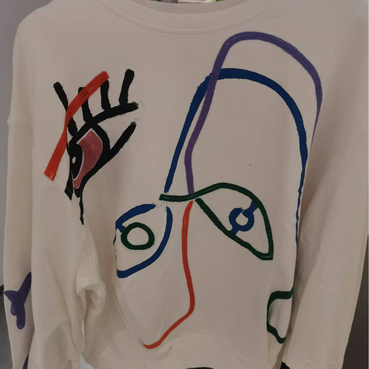 南京【不退不换】艺术涂鸦套头卫衣L20A-WSTS18