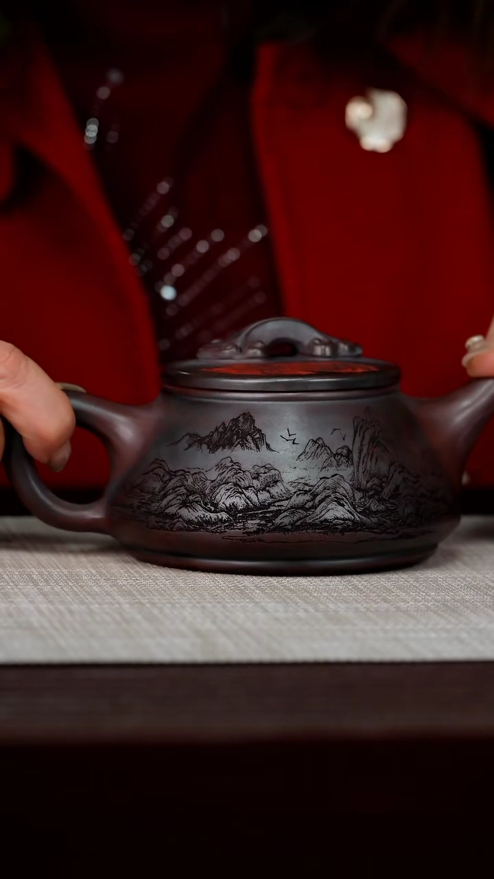 【闪购商品】宜兴原矿紫砂壶茶壶280C