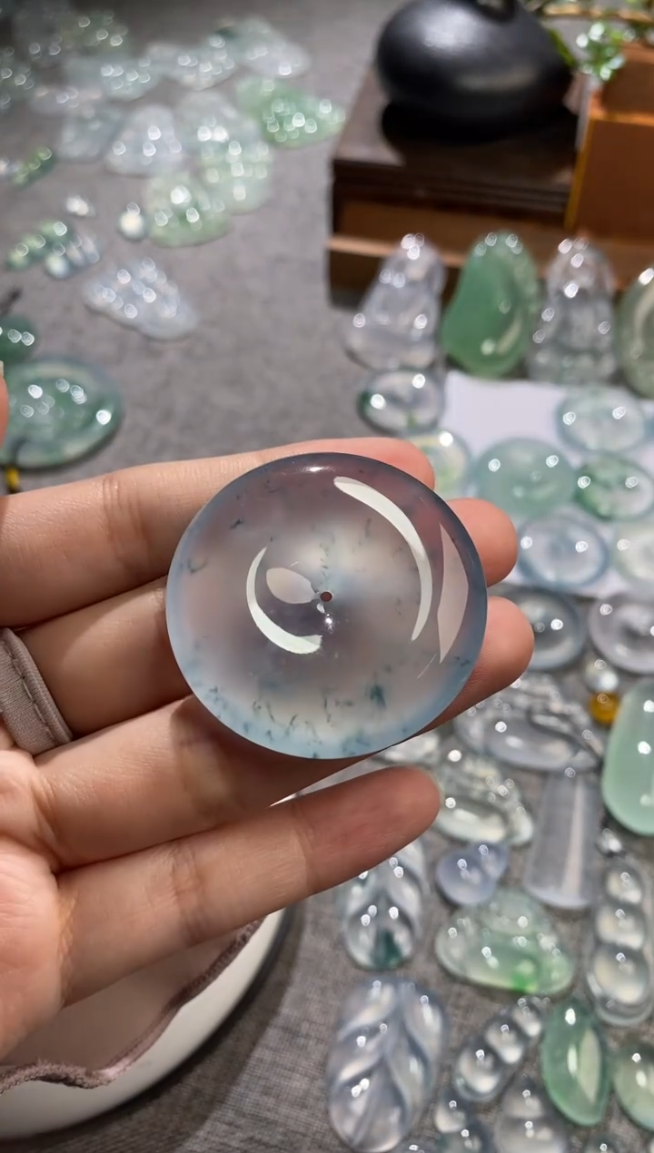 吊坠(不含链)未镶嵌翡翠大扣子