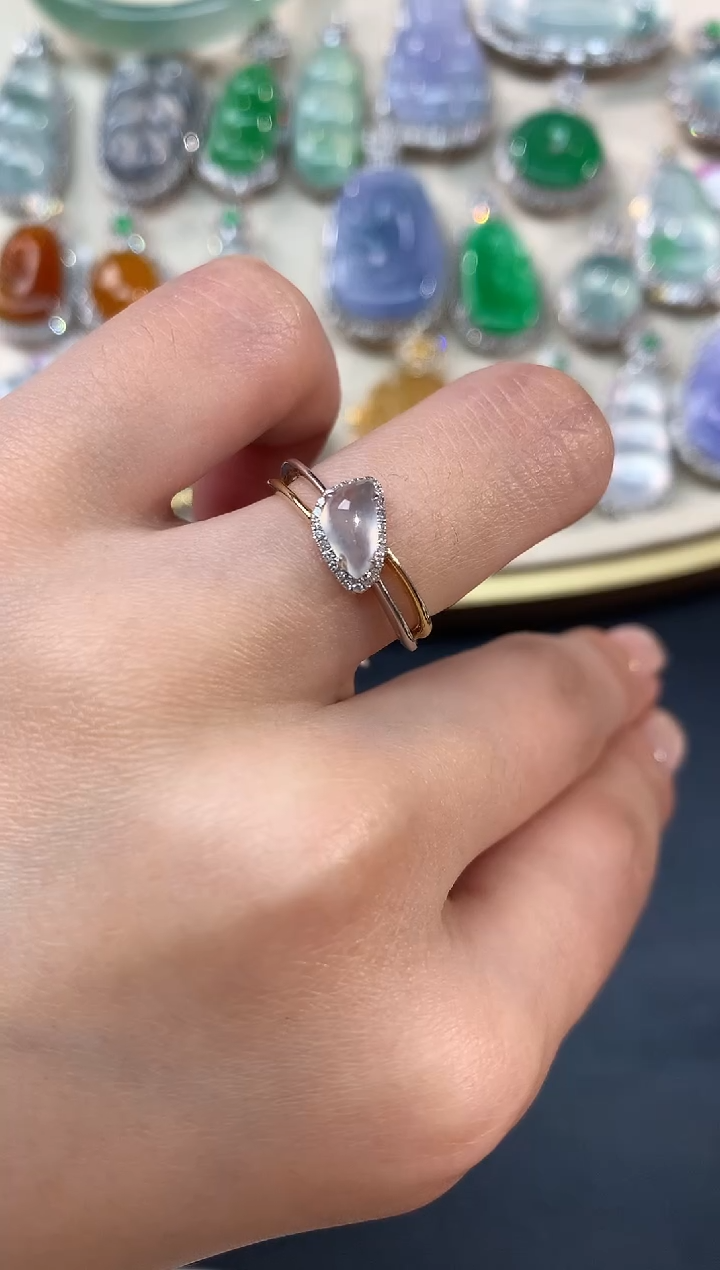 【闪购商品】翡翠戒指未镶嵌A65|1500