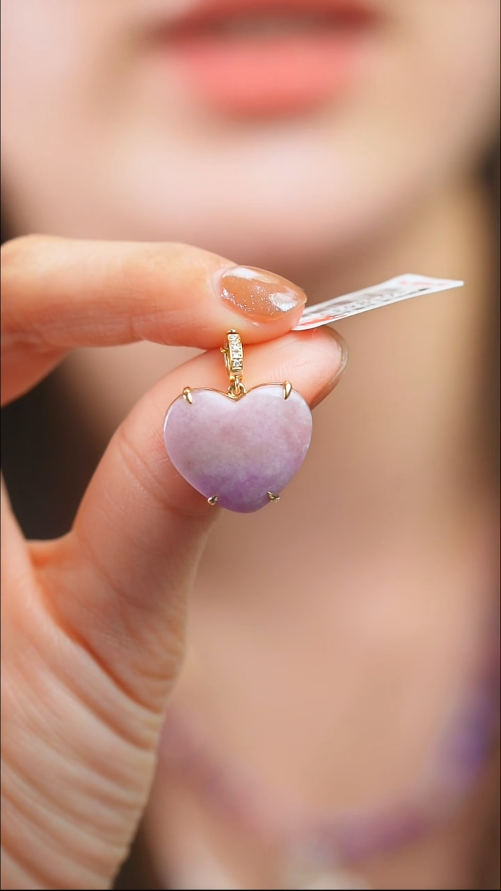 苏纪石（舒俱来）18K金镶嵌吊坠(不含链)22