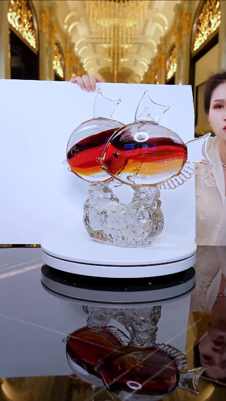 摆件YB00864双鱼艺术摆件