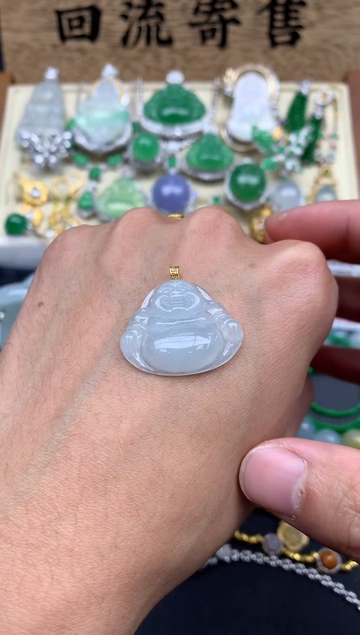 【闪购商品】翡翠颈饰18K金镶嵌16--中国好珍宝