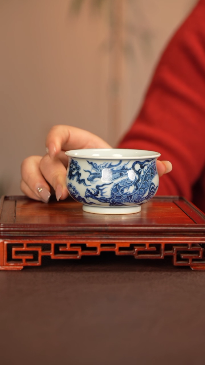 【闪购商品】盖碗刘建锋窑景德镇纯手工陶瓷瓷瓷瓷-