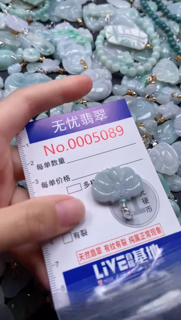 颈饰未镶嵌翡翠5089