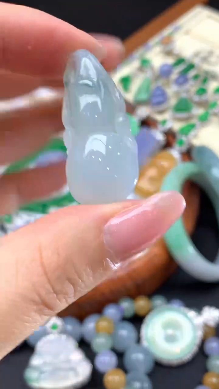 【闪购商品】翡翠颈饰未镶嵌4-天然翡翠