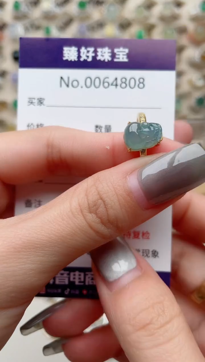 【闪购商品】翡翠戒指银S925镶嵌........