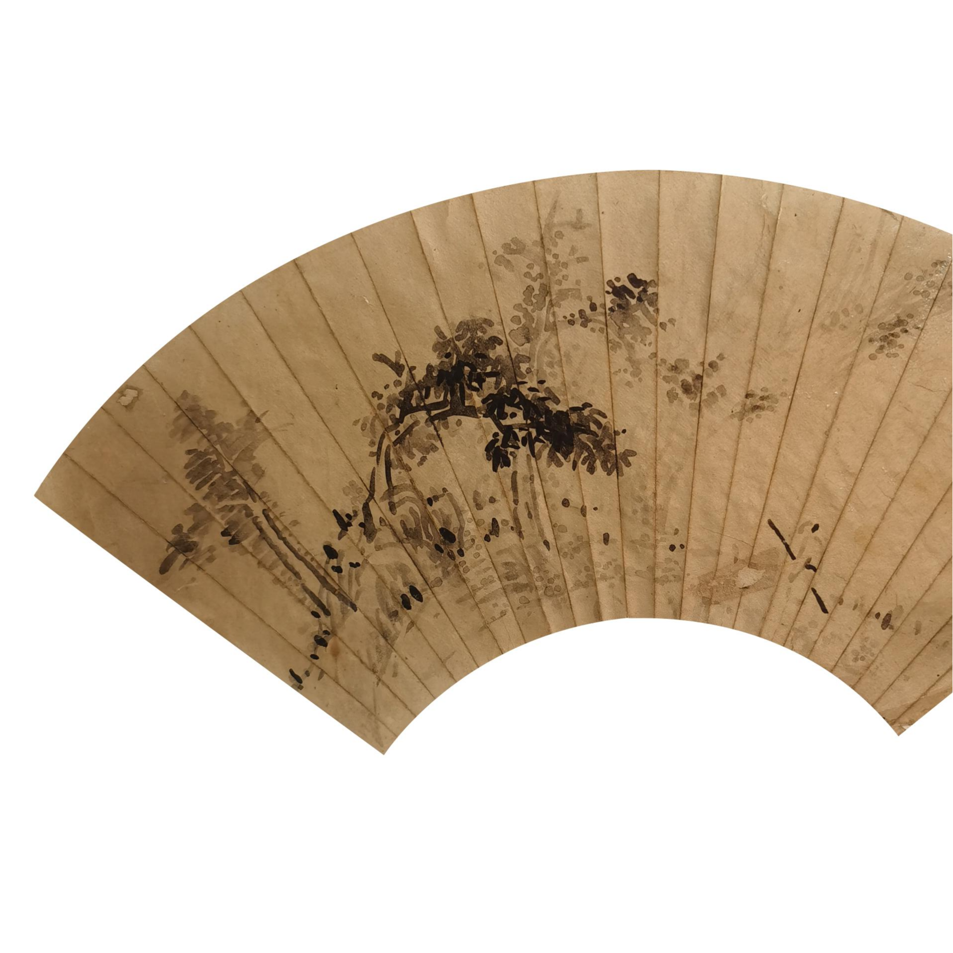 【辽拍】V240112-2-116《山水》（0.7平尺) 扇面 DD30