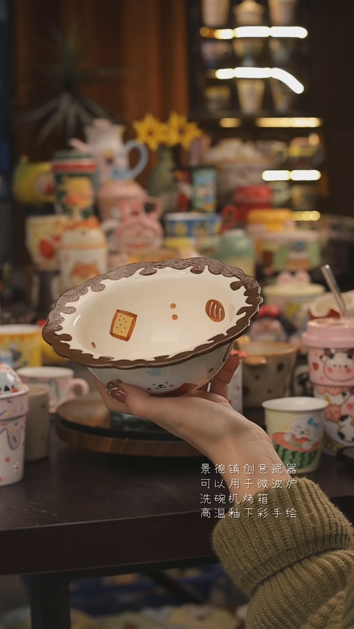 景德镇釉下彩绘设计师款式陶瓷