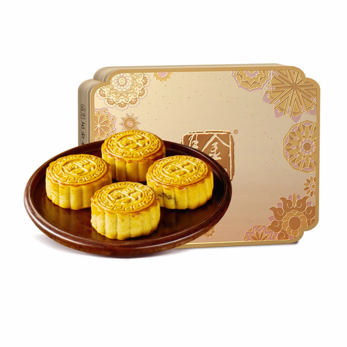 【邮政专属】金九月饼蛋黄白莲蓉月饼广式传统手工月饼700克