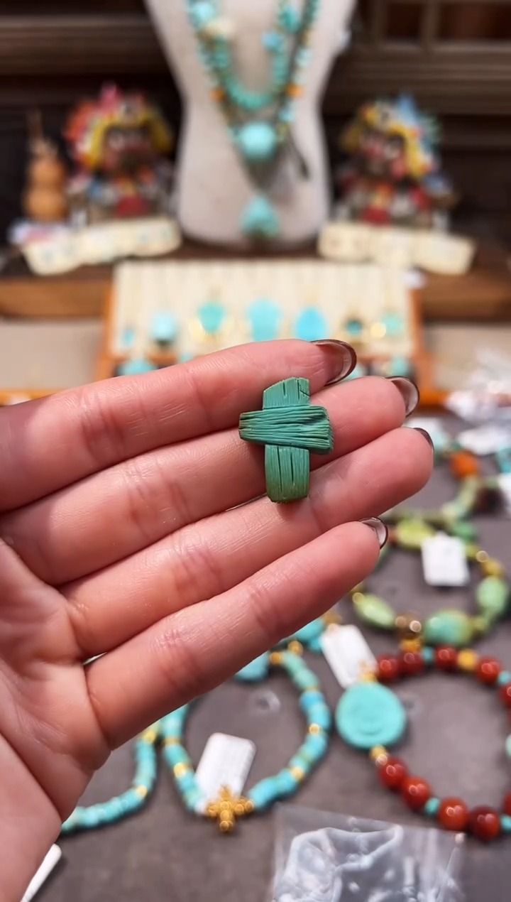 未镶嵌绿松石配饰用****c十字架