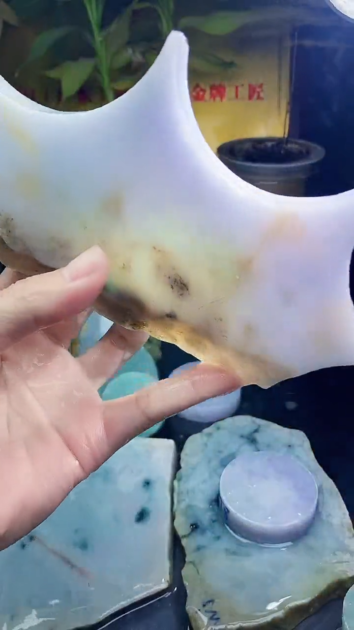 未镶嵌挂件翡翠小雨36