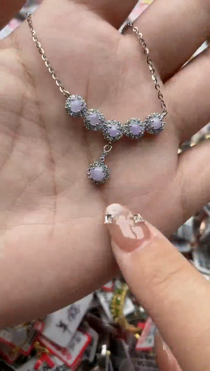 【闪购商品】翡翠戒指银S925镶嵌55555--4