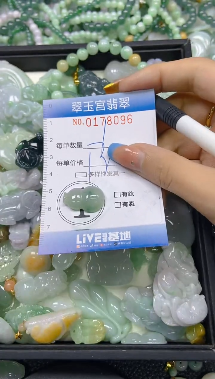 翡翠未镶嵌颈饰闪购0178096