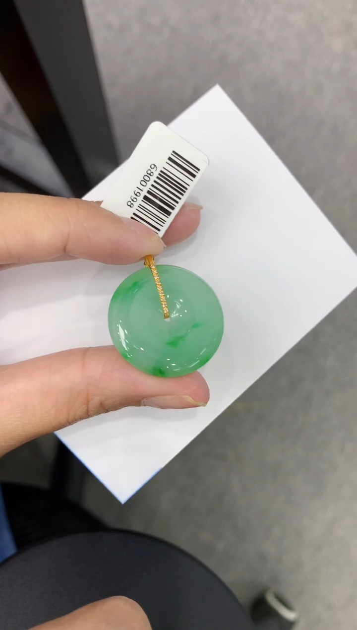 【闪购商品】翡翠颈饰18K金镶嵌111111111111