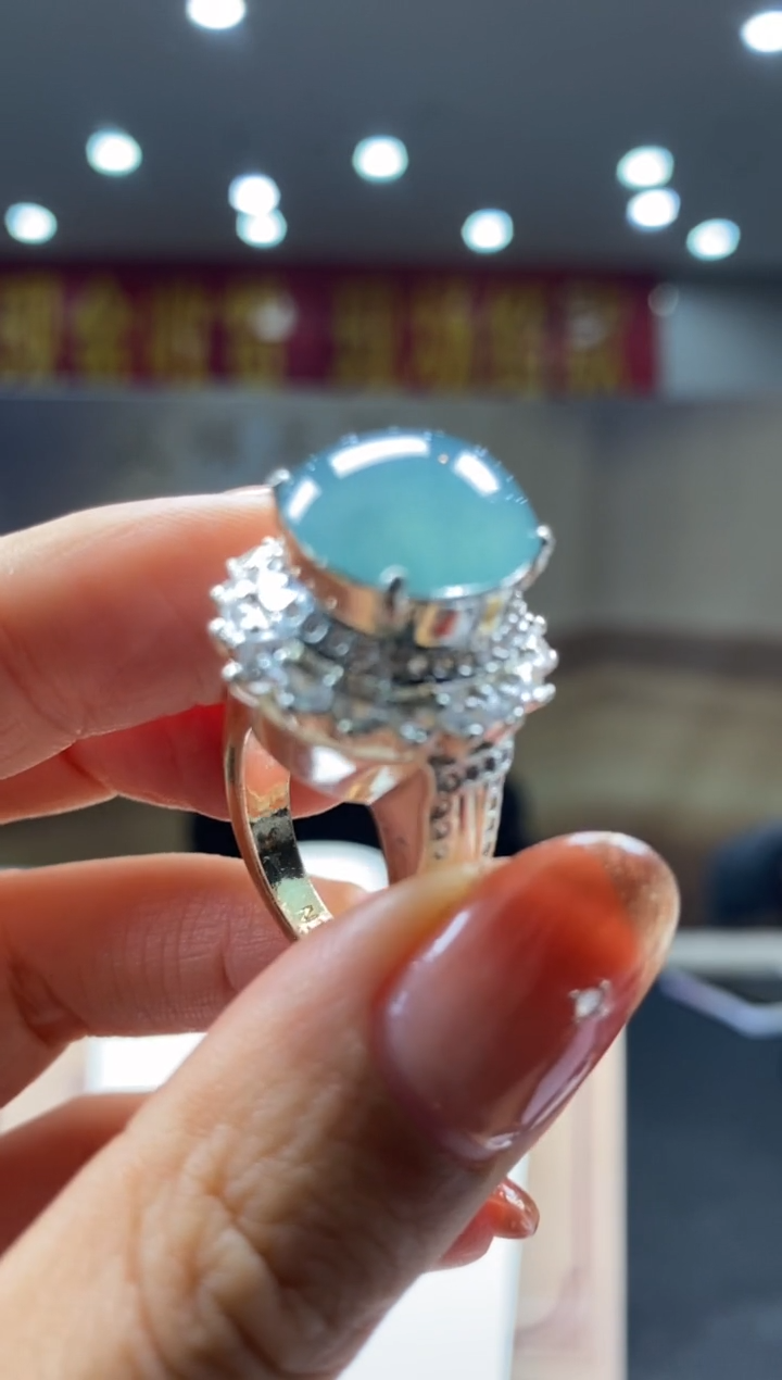 【闪购商品】翡翠戒指未镶嵌********q83