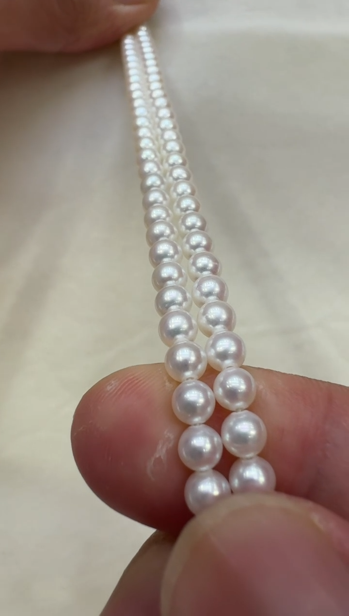 淡水珍珠银S925镶嵌颈饰非基地发不带证书