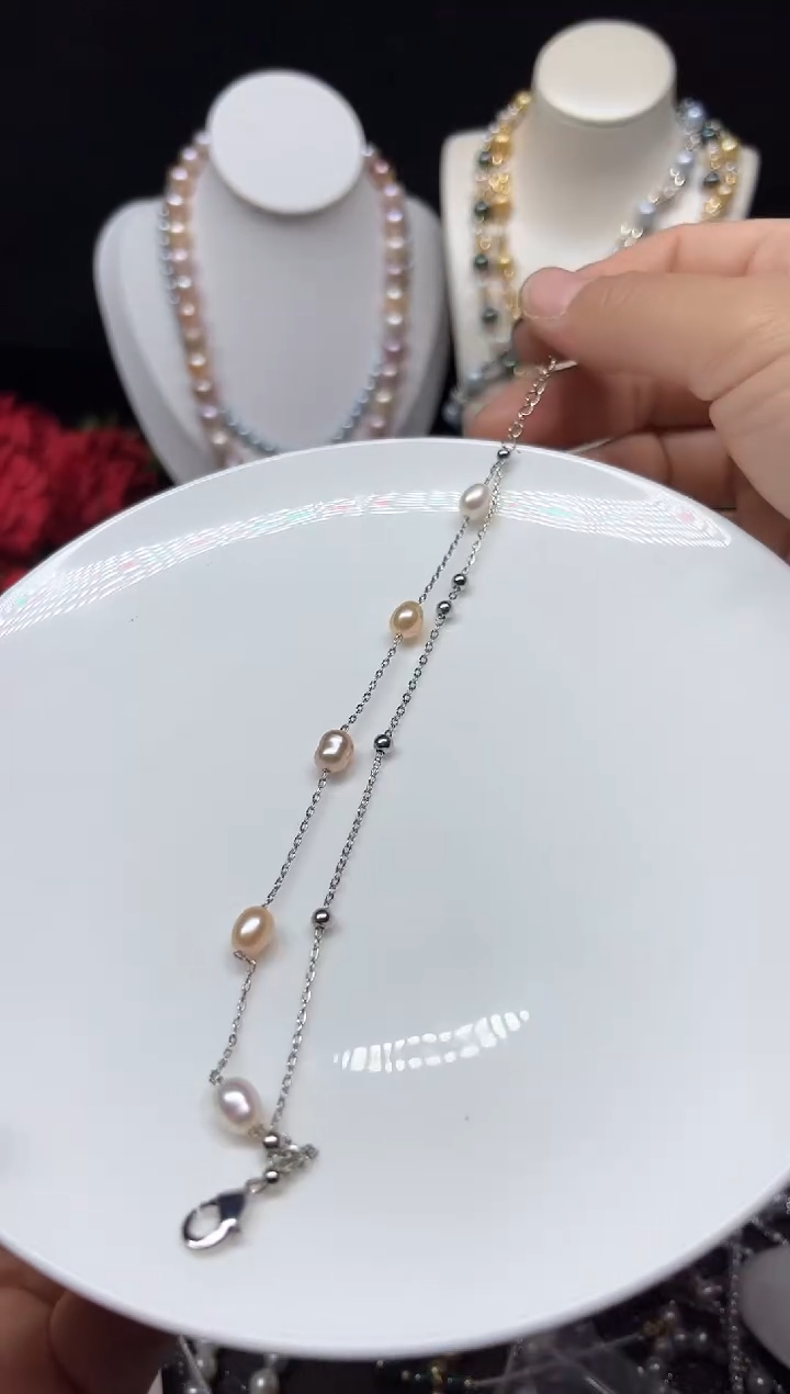 【闪购商品】淡水珍珠手串未镶嵌多人