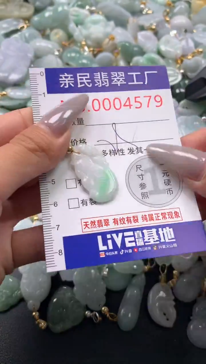 颈饰未镶嵌翡翠4579