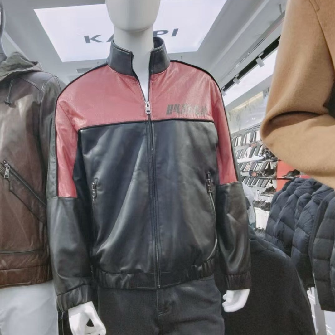 男士加厚皮衣休闲