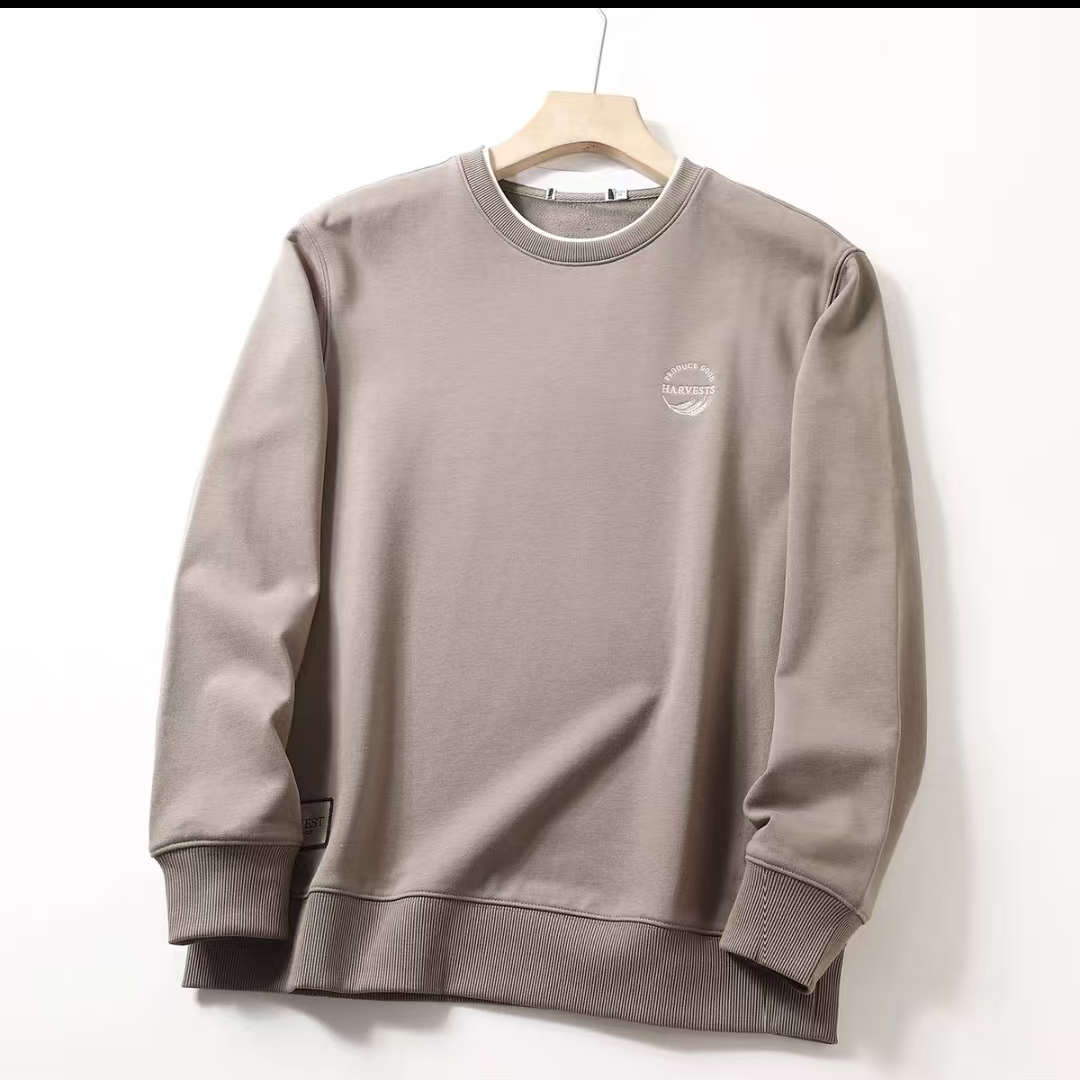 海家剪标！字母刺绣男士秋冬新款保暖休闲卫衣A27