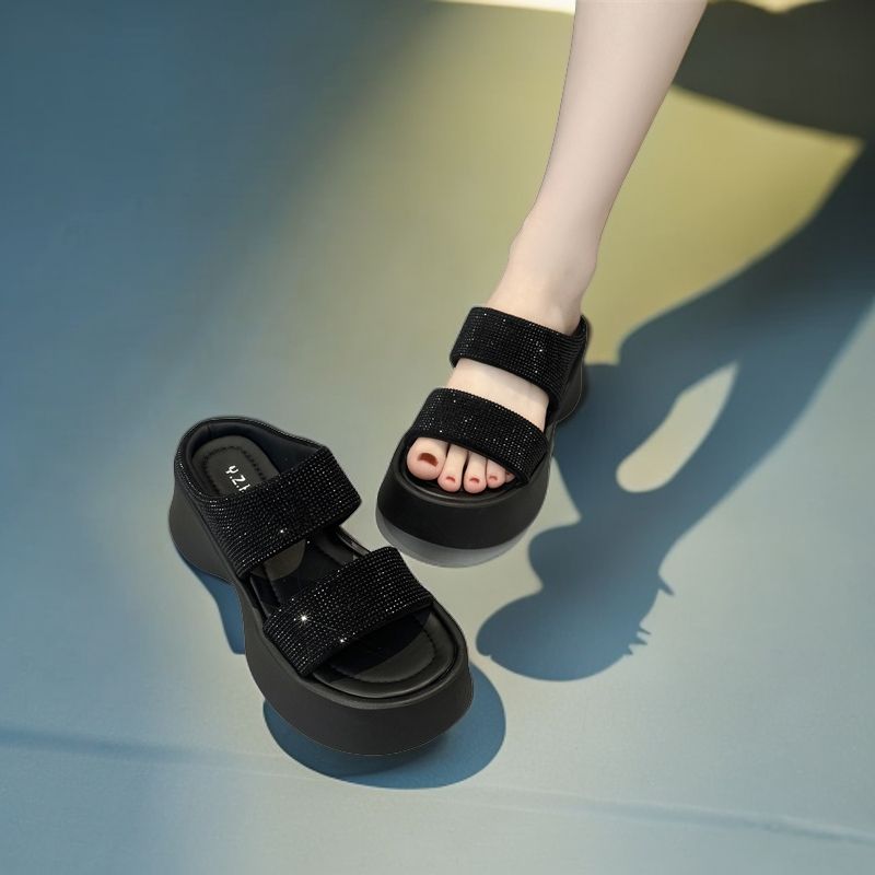 【孤品】温州柜柜断码精品凉鞋拖鞋凉拖鞋女鞋厚底时尚女鞋百搭休闲