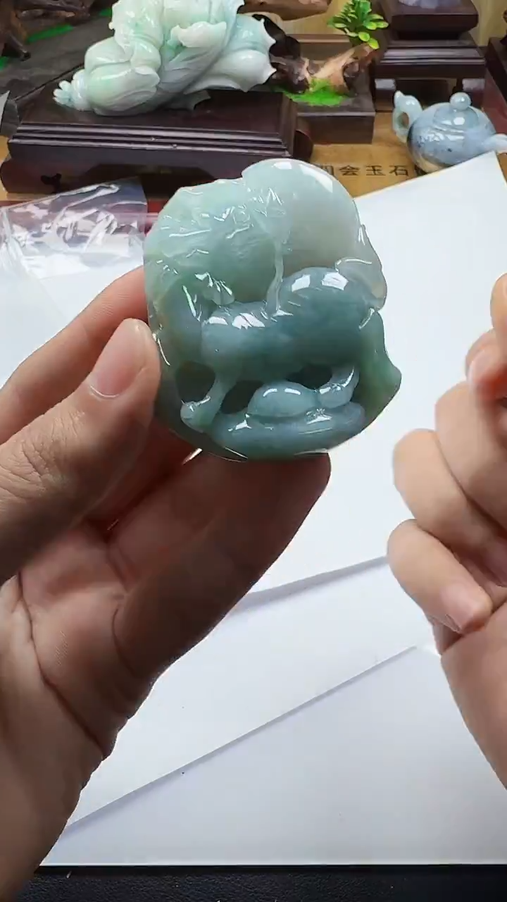 吊坠(不含链)未镶嵌翡翠1