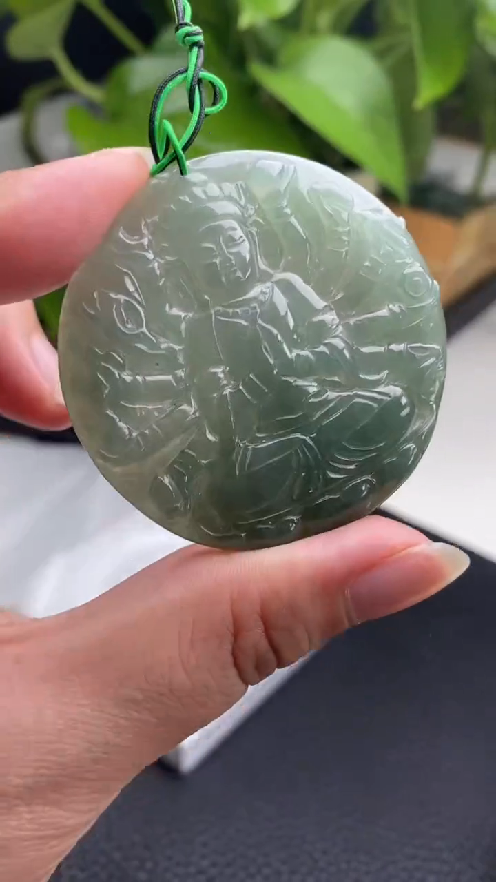 【闪购商品】翡翠挂件未镶嵌观音