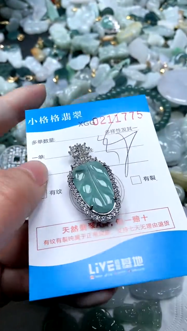 【闪购商品】翡翠颈饰未镶嵌闪购商品0211775