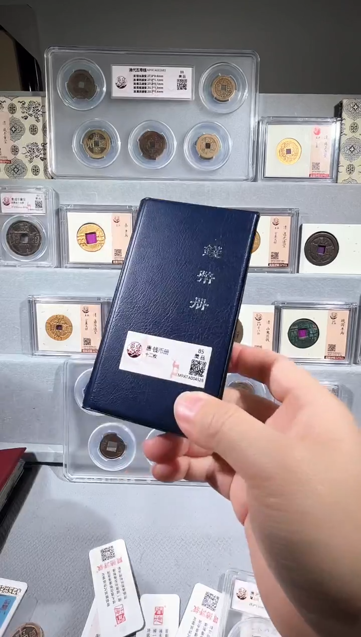 铜带评级 开元钱币册 共12枚 同分择优发