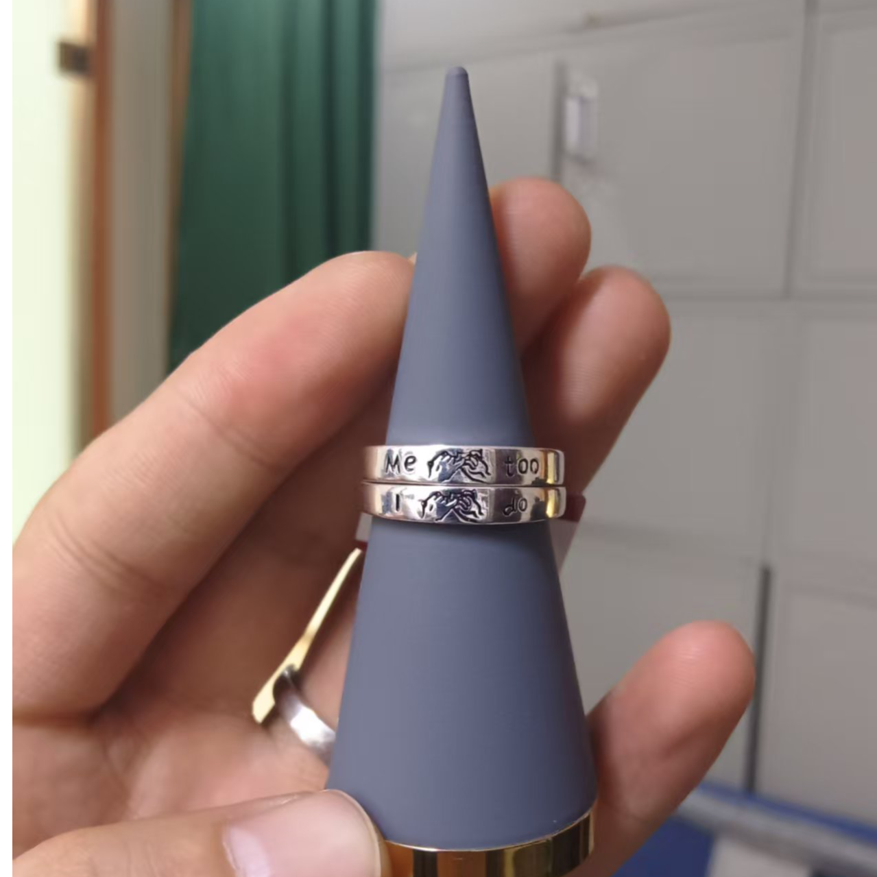 非金属莫桑石戒指 爱敏首饰戒指332039