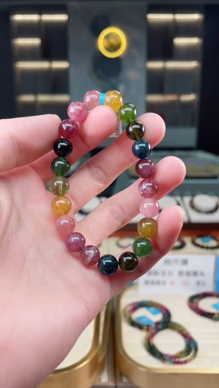 【闪购商品】碧玺收藏级单圈手串9mm+未镶嵌（多样性发一条）xion