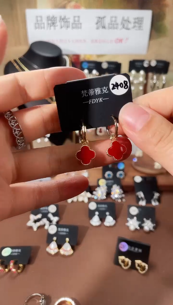 合金925银锆石梵2408